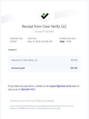 Verifier Payment Portal
